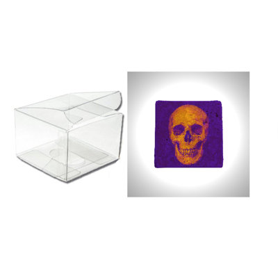 Sous-verre en pierre de crâne