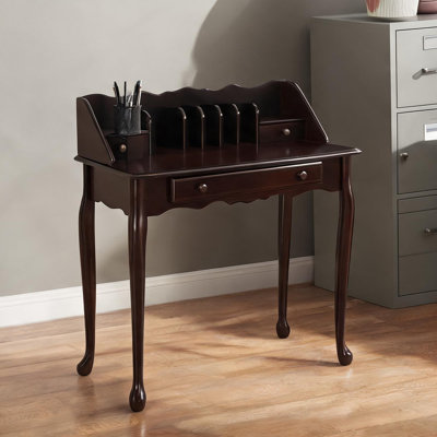 Bureau en bois massif avec fentes verticales et bureau à domicile, poids de 14,2 kg