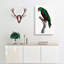 Parrot by F. Levaillant - Wrapped Canvas-55323058