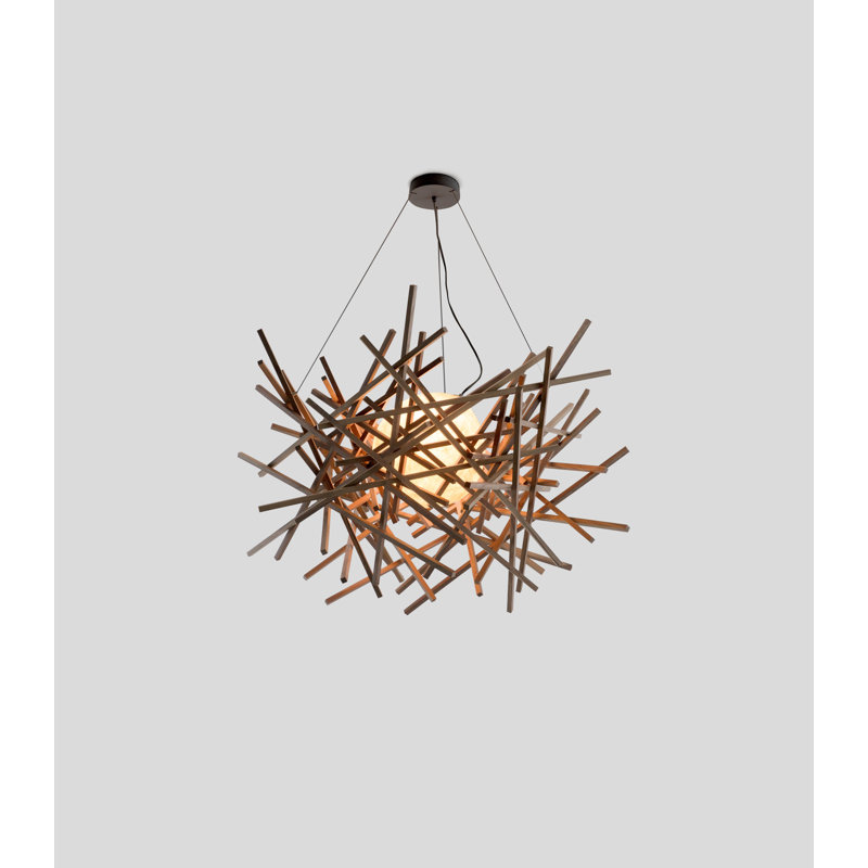 Cura 1 - Light Pendant, 2700K, Walnut