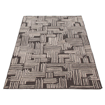 Tangier Dark Grey Rug 5'2" x 7'11"