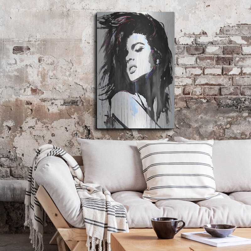 «Luxe Metal Art» Aztec Heart »par Loui Jover, art mural en métal, H 36 po x l 24 po
