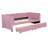 Modern Twin Size Upholstered Daybed With Ergonomic Design Backrest And 2 Drawers-1670249780