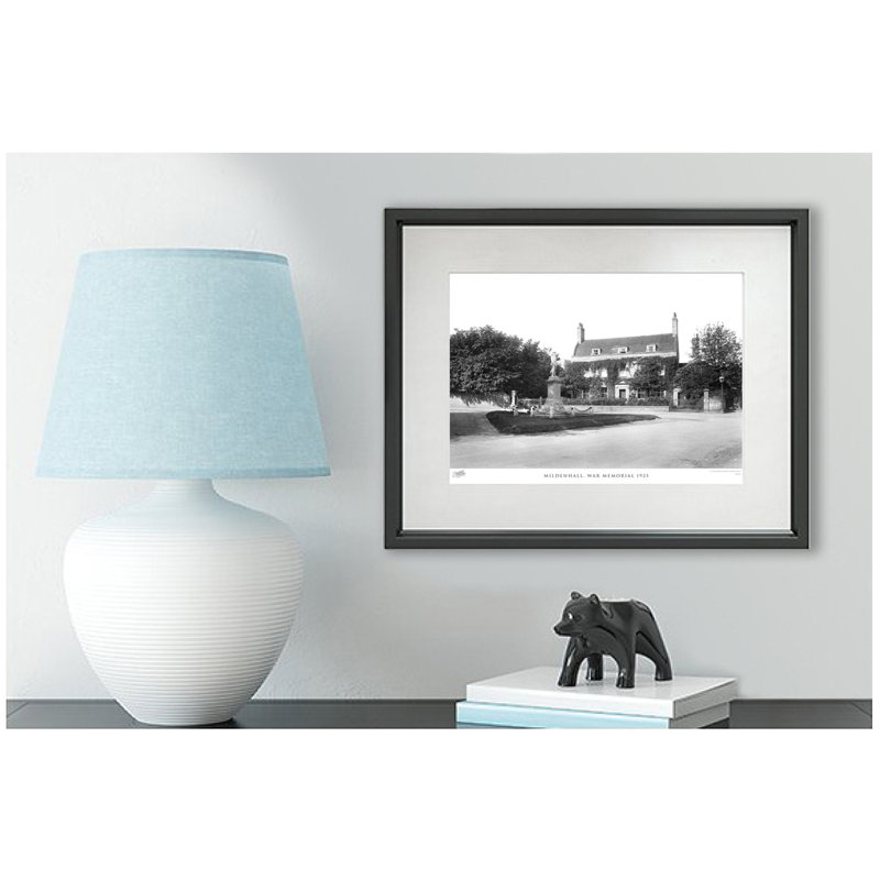 Mildenhall, War Memorial 1925 by Francis Frith - Single Picture Frame Print, 40cm H x 50cm W x 2.3cm D