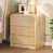 Antique Natural-3 Fluted Drawers