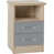 Grey Gloss/Light Oak Effect Veneer