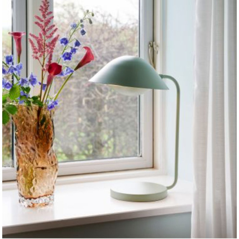 Metal Desk Lamp, Green, Green