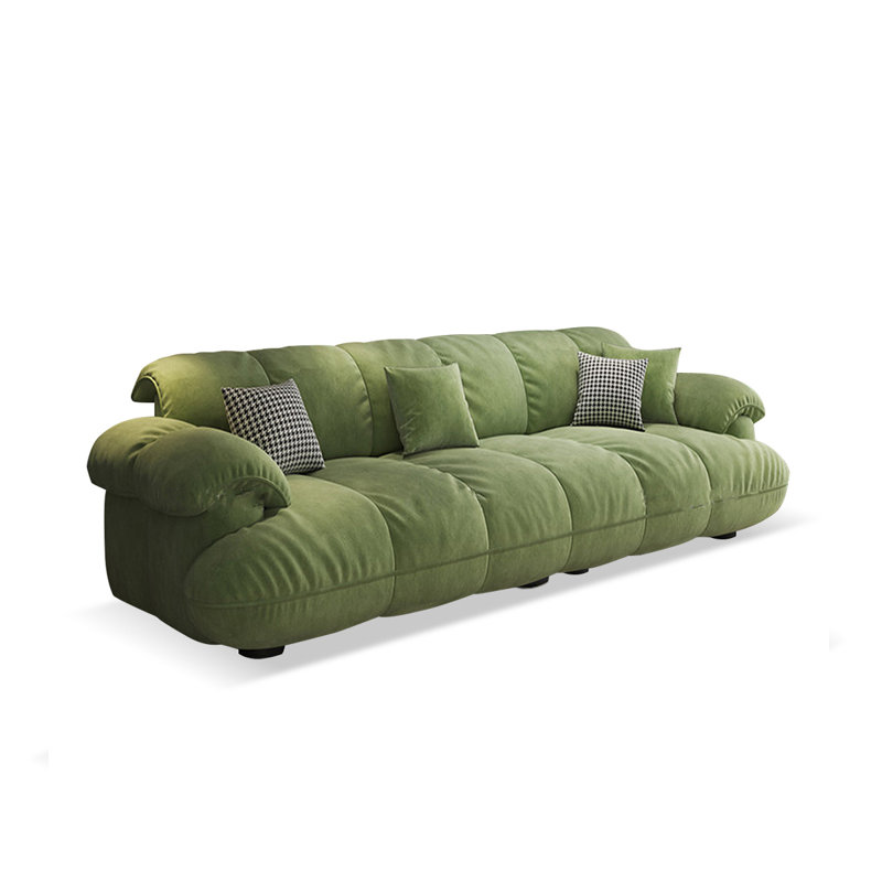 Coussin de coussin en polyester vert, Vert