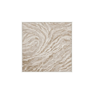 Tapis beige soyeux et moelleux