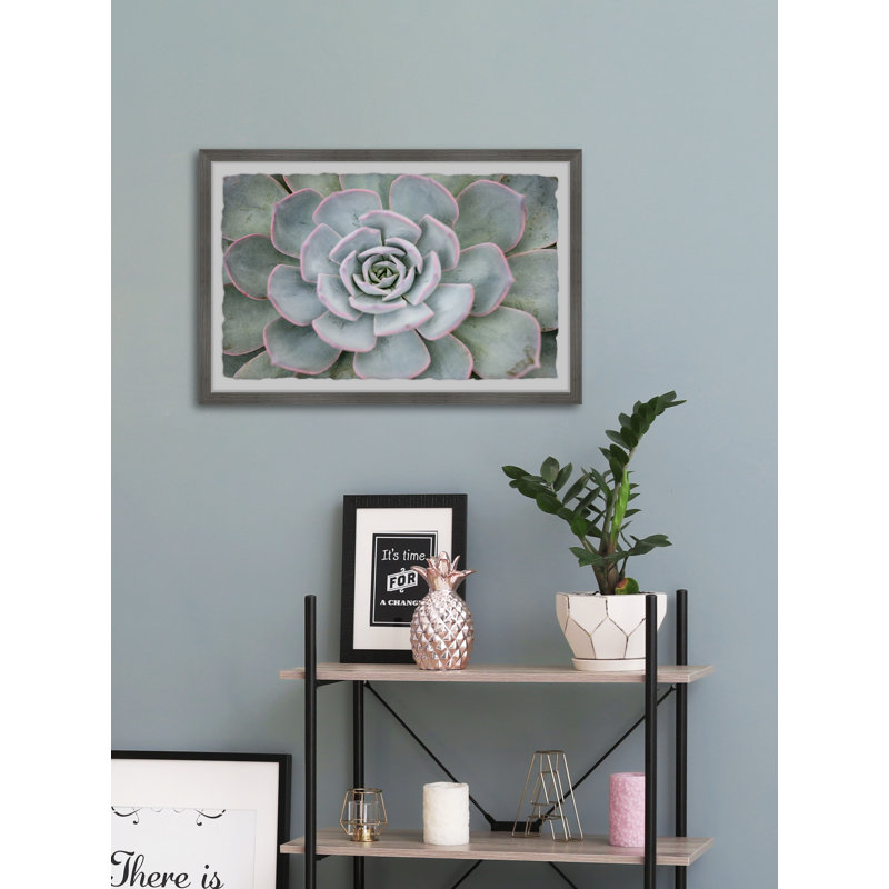 Pink Edges 1 Piece Single Picture Frame Painting, 20 cm H x 30 cm W