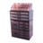 4-Piece Plastic Cosmetics Storage Rack Purple