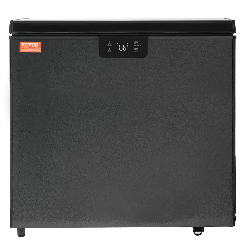 5.4 Cubic Feet Freezer with Adjustable Temperature Controls, Black
