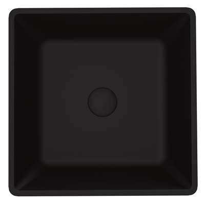 Roma Square Glass Vessel Bathroom Sink