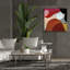  «Variété 8» par Cheryl Warrick, art mural sur toile, 37 po x 37 po