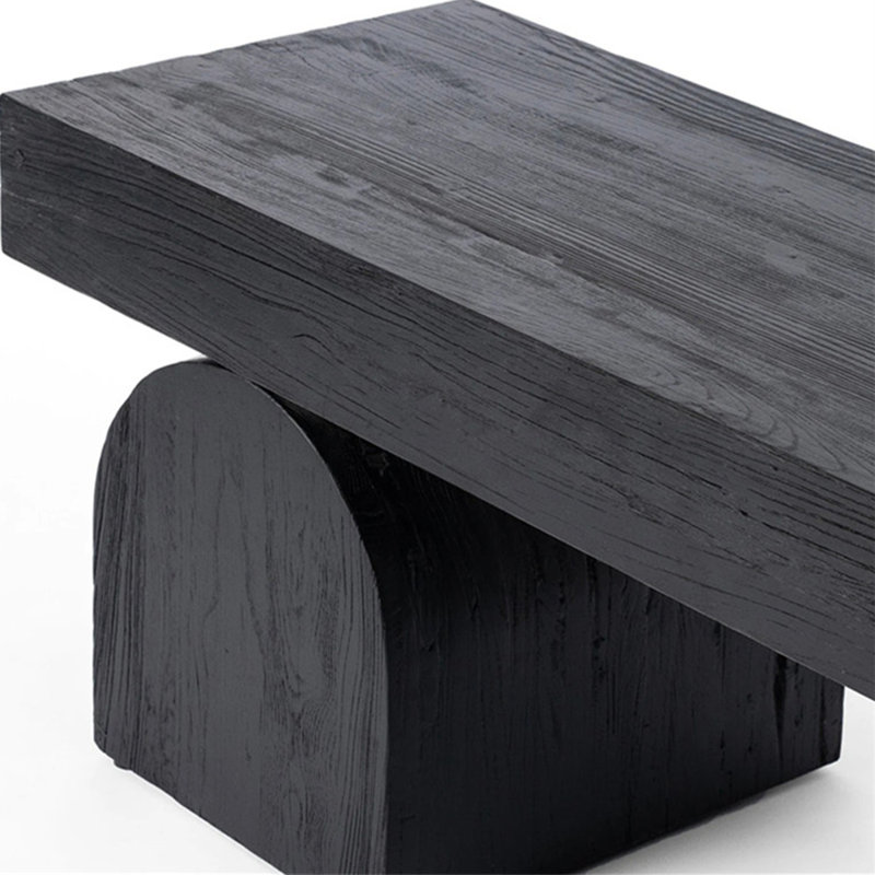 Banc simple et moderne reposant confortablement noir, H 17,72 po x l 70,87 po x P 16,54 po
