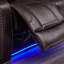 Ensemble de salon 2 pièces en cuir respirant inclinable électrique avec Speeker Blueooth et chargeur sans fil-590275633
