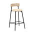 Ensemble de 2 tabourets de comptoir, tabourets de bar en corde de papier tissés à la main Boho-561514367