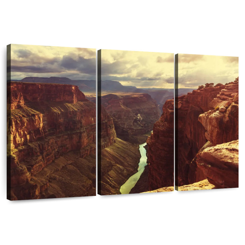Alvord Mighty Arizona River, H 36 po x l 57 po