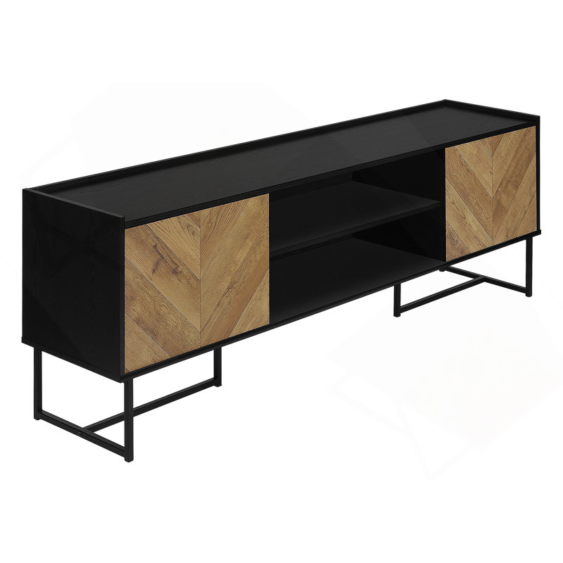 Meuble télé à la mode avec armoire de rangement, meuble multimédia pour le salon et la chambre à coucher, avec un design contemporain et un style moderne