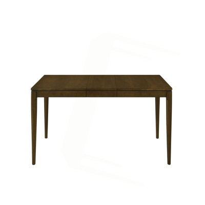 1Pc Modern Rectangle Dinng Table With Self-Storing Extension Leaf Wooden Dining Furniture
