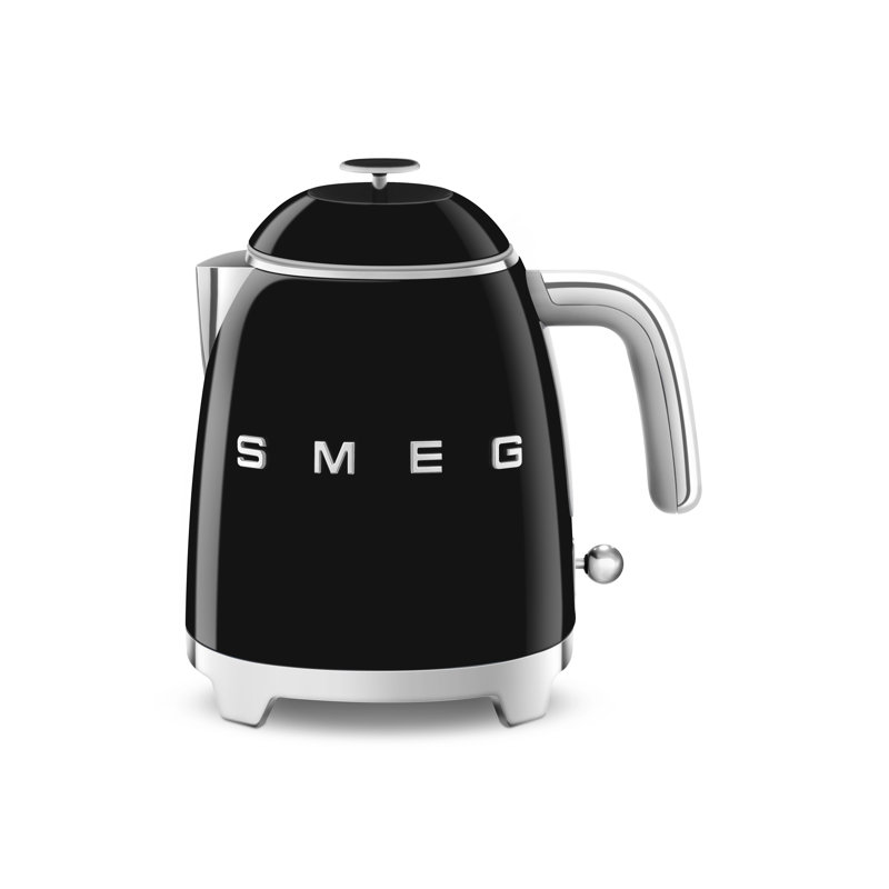 Smeg KLF05 50s Style Retro Mini Kettle 0.8L, Black