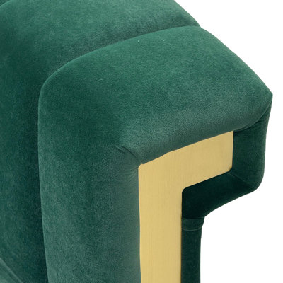 Ensemble de canapé en velours vert émeraude 2 pièces 2 pièces SOFA