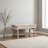 Solid Hardwood Bench With Storage Shelf And 4 Panels-3887149