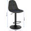 Marcien Swivel Upholstered Adjustable Height Counter Stool with Metal Frame-1315231600