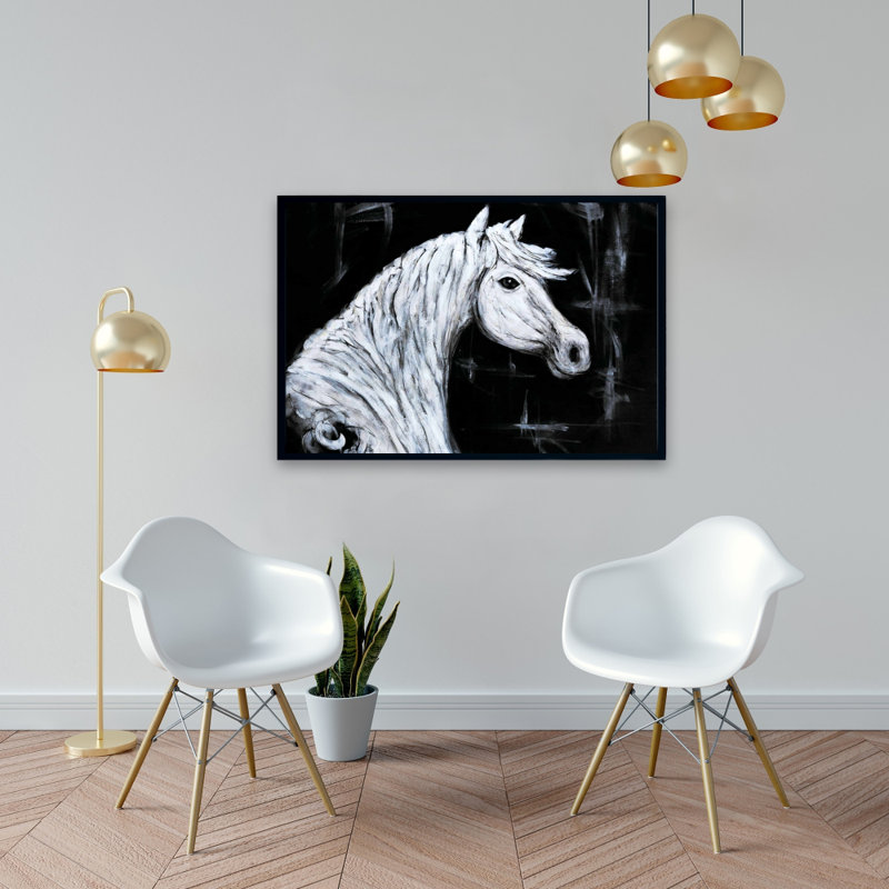 «Horse Profile View» sur toile