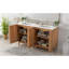 Meuble-lavabo et lavabo spacieux, maison de campagne moderne en bois aggloméré