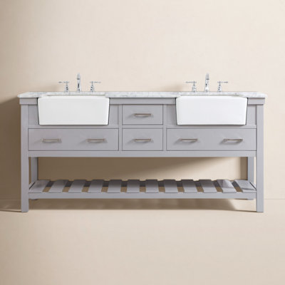 Pelaghia 72'' Double Bathroom Vanity