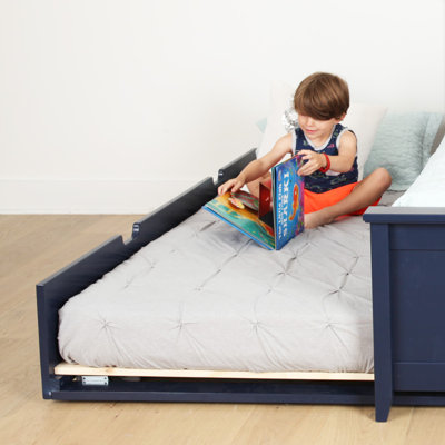 Borel Solid Wood Twin Trundle Bed