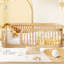 Structure de lit simple en bois avec clôture Wood-38426047-38426044