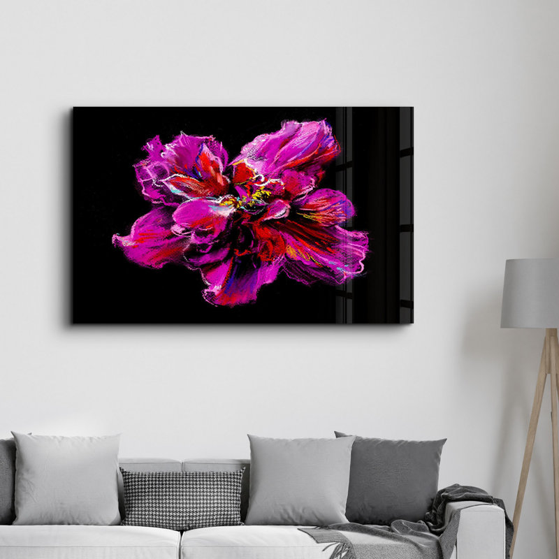 Elegant Tempered Glass Wall Art Painting, 13.8 x 21.7 inches | 100% Tempered Glass, Thickness: 0.16 inches | UV Printed for Vibrant Colors | Perfect for Home Decor, Living Room, & Office Spaces