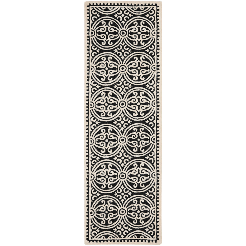 Cambridge Hand Tufted Wool Geometric Rug, Runner 2'6" x 14'