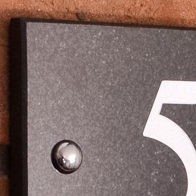 Brumby 10cm H Reflective Stone House Number