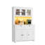 Armoire de cuisine de 66 po de hauteur, huche de cuisine moderne avec station de charge-2087786279