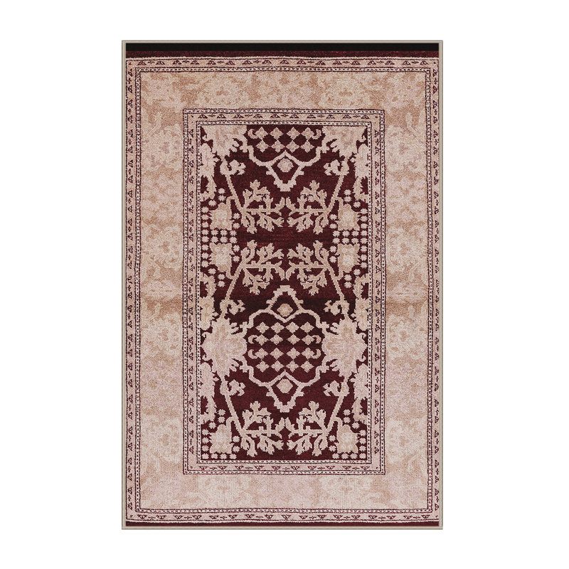 Tapis oriental rouge / beige Arris, Rectangle 2 pi x 4 pi