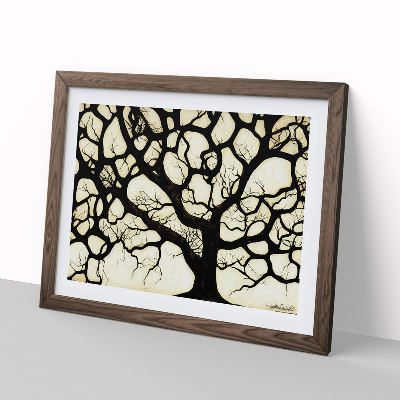 A Towering Tree - Framed Print, Walnut, 25cm H x 34cm W x 2cm D
