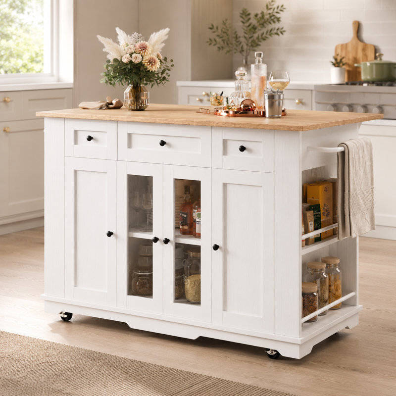 Kitchen Cart, White