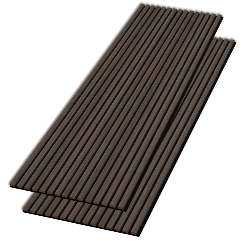 2Pcs x 94.5" L x 24" W Acoustic Wood Wall Paneling,Decorative Soundproof Panels for Walls and Ceilings, 3D Slat Wood Wall Panels(31 Sq.ft./Case)