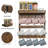 Coffee Mug Rack Wall Mounted With 12 Hooks And Storage Shelf