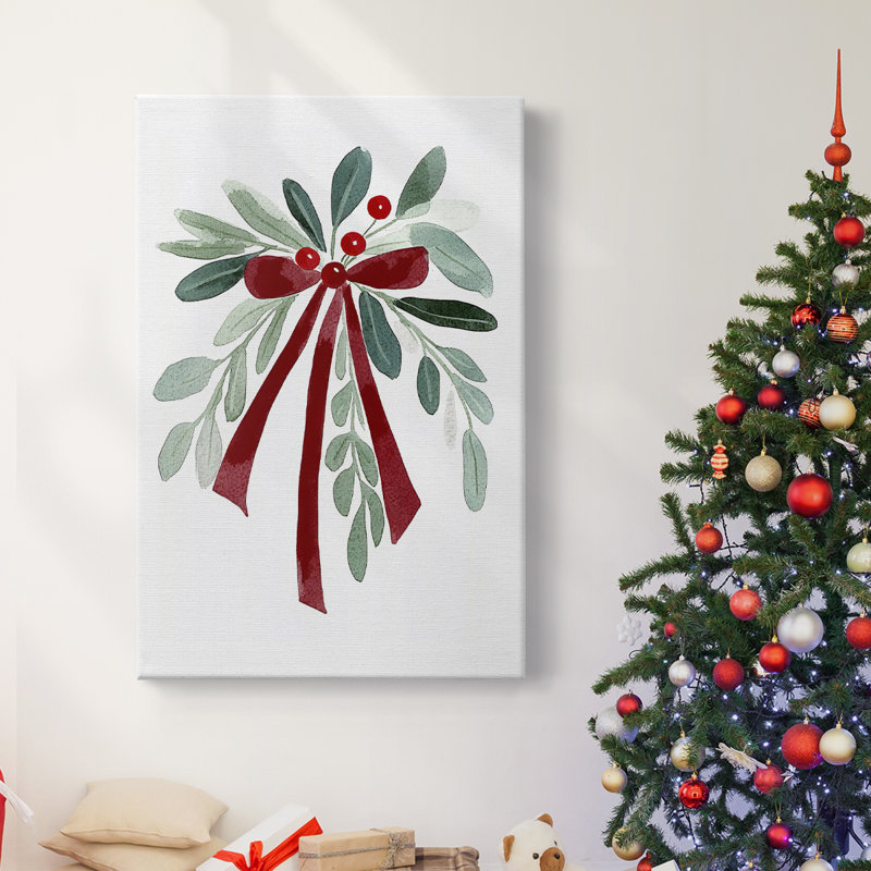 Art des Fêtes de Noël - Toile tendue avec châssis, style XVII, H 18 po x l 12 po