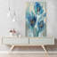 «Blue Fairy Tale Floral I» par Silvia Vassileva - Peinture-65863157-65863161