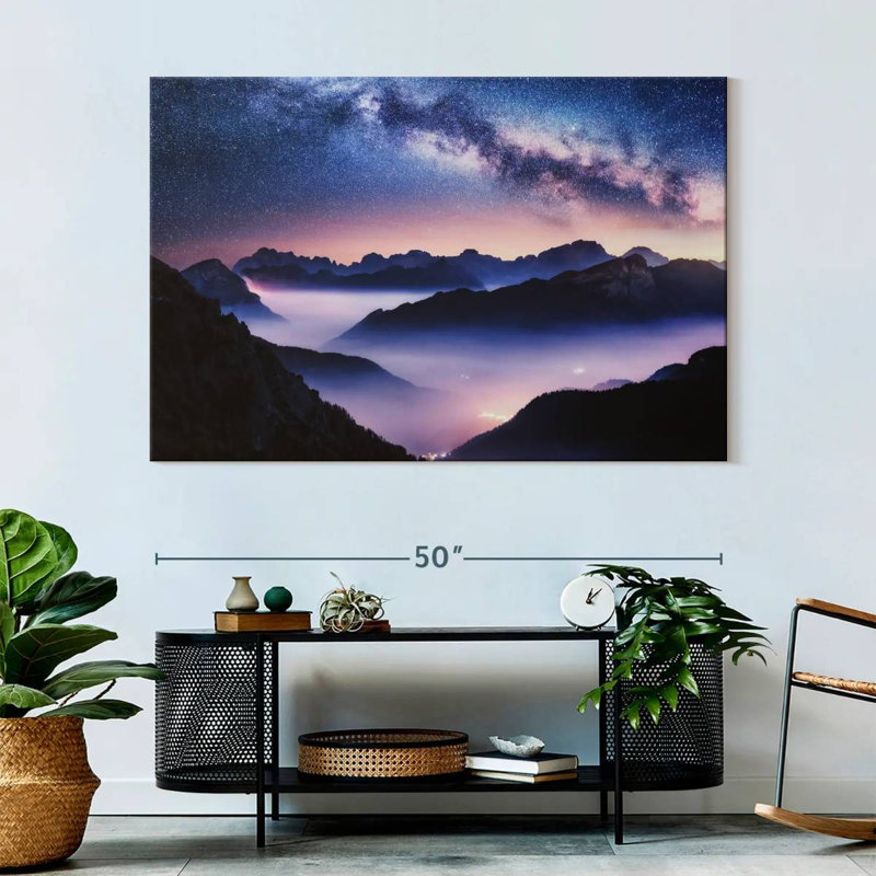 Oberle Bright Starry Night, 34" H x 51" W