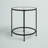 Astoria Collection Round End Table, Modern Accent Table with Metal Frame-580869750