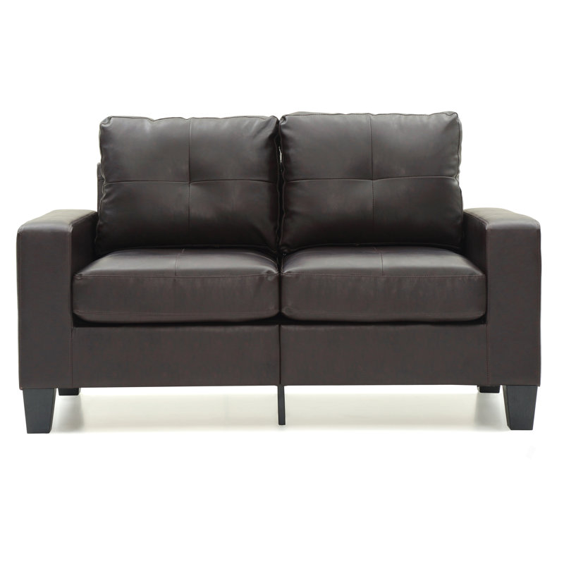 Causeuse modulaire Newbury, brun foncé