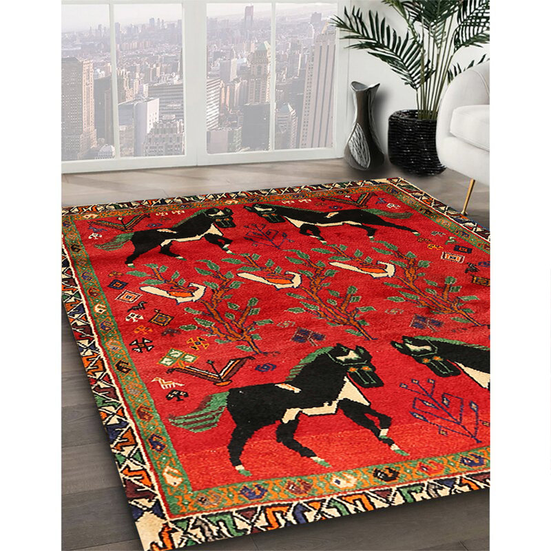 Oriental Indoor Rug, Square 7'