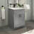 24'' Bathroom Vanity Sink Base Cabinet in Light Gray Shaker