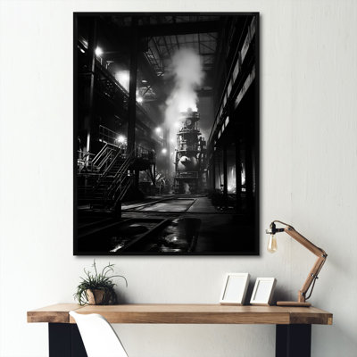 " Industrial Landscape Obsidian Omen "